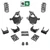 4/6 Spindle Coil Drop Kit 14-16 Cast Silverado Sierra V6