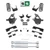 4/6 Spindle Coil Drop Kit Shocks Notch 14-16 Cast Silverado Sierra V6