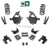 3/3-4 Spindle Coil Drop Kit 14-16 Cast Silverado Sierra V8