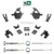 2.5-4/3-4 Spindle Strut Drop Kit Shocks 07-13 Silverado Sierra