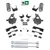 3/6 Spindle/Coil Lowering Kit Shocks C-Notch 2014-2018 Silverado Sierra 1500 V6