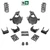 3/6 Spindle/Coil Lowering Kit 14-18 Chevy Silverado GMC Sierra 1500 V8 2WD/4WD