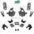 3/3-4 Spindle/Coil Lowering Kit 14-18 Chevy Silverado GMC Sierra 1500 V6 2WD/4WD