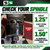 Spindle upper ball-joint mount thickness identification