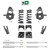 5"/4"-5" Spindle Coil Drop Lowering Kit + Shocks FOR 02-08 Dodge Ram 1500 2WD V8