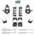5"/7"-8" Spindle Coil Drop Lowering Kit + Shocks FOR 02-08 Dodge Ram 1500 2WD V6