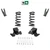 3/3-4 Coils Lowering Kit for 1997-2003 Ford F-150 2WD V8