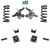 5/6 Spindle Coil Drop Lowering Kit 95-99 Chevy Tahoe 95-97 GMC Yukon 2WD 5.7L V8