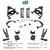 4/7-8 Control Arm Coil Drop Kit 95-99 Chevy Tahoe GMC Yukon 4-Door 2WD V8 Shocks