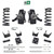 5/5 NTW Spindle Coil Lowering Kit FOR 95-99 Tahoe GMC Yukon 4-Door 2WD V8 Shocks