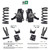 5/7-8 NTW Spindle Coil Drop Kit 95-99 Chevy Tahoe GMC Yukon 4-Door 2WD V8 Shocks