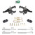 2/2 Spindles Lowering Kit with Front and Rear Shocks for 1983–1997 Chevy Blazer GMC Jimmy 2WD I4/V6