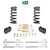 2/4 Coils Lowering Kit with Front and Rear Shocks for 1983–2005 Chevy Blazer GMC Jimmy 2WD V6