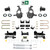 4-5/6 Lowering Kit for 2019-2026 Chevrolet Silverado / GMC Sierra 1500 2WD - Spindles + Coil Relocat