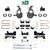 3-4/6 Lowering Kit for 2019-2026 Chevrolet Silverado / GMC Sierra 1500 2WD - Spindles + Coil Relocat