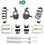 4/6 Lowering Kit for 2019-2021 Chevrolet Silverado / GMC Sierra 1500 2WD V6 - Spindles + Coils with