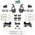 4-5/7 Lowering Kit for 2019-2026 Chevrolet Silverado / GMC Sierra 1500 2WD - Drop Spindles + Adjusta