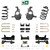 4/7 Lowering Kit for 2019-2026 Chevrolet Silverado / GMC Sierra 1500 2WD V8 - Spindles + Coils and C