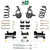 4/7 Lowering Kit for 2019-2026 Chevrolet Silverado / GMC Sierra 1500 2WD V8 - Spindles + Coils with