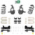 4/7 Lowering Kit for 2019-2026 Chevrolet Silverado / GMC Sierra 1500 4WD V8 - Spindles + Coils and B