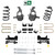 4/6 Lowering Kit for 2019-2026 Chevrolet Silverado / GMC Sierra 1500 4WD V8 - Spindles + Coils with