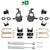 3-4/6 Lowering Kit for 2019-2026 Chevrolet Silverado / GMC Sierra 1500 4WD - Spindles + Coil Relocat