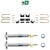 3/6 Lowering Kit for 2019-2026 Chevrolet Silverado / GMC Sierra 1500 4WD - Adjustable Struts