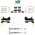 3/6 Lowering Kit for 2019-2026 Chevrolet Silverado / GMC Sierra 1500 4WD - Adjustable Struts and Bas