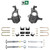 4-5/6 Lowering Kit for 2019-2026 Chevrolet Silverado / GMC Sierra 1500 4WD - Spindles + Adjustable S