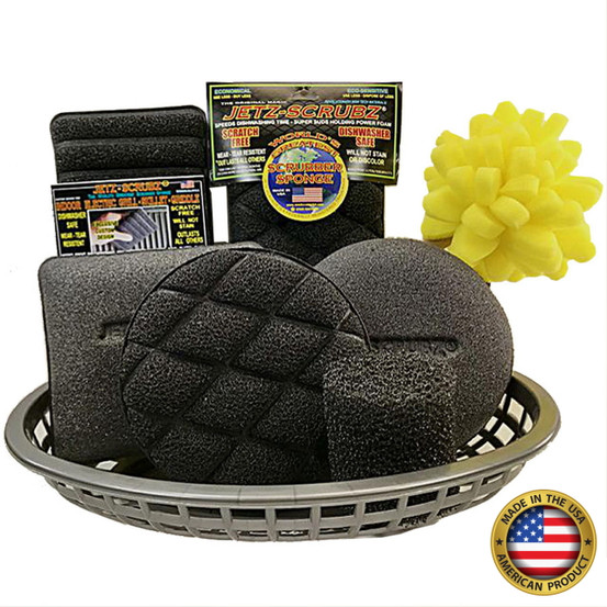 JETZ-SCRUBZ® 8 PIECE GIFT KITCHEN STARTER SET - EXCLUSIVE WEB SPECIAL 