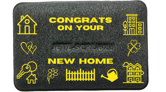 Quips N Quotes '"Congrats on Your New Home" Kitchen Scrubber Sponge