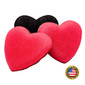 Jetz-Scrubz® Red Heart Shaped Kitchen Scrubber Sponge, Pack of 3