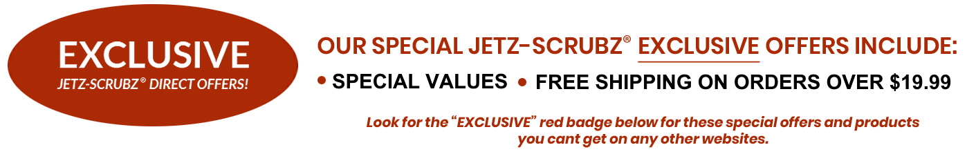 Jetz-Scrubz® Fashion Rainbow Classic Rectangle Kitchen Scrubber Sponges,  Set of 6 - Jetz-Scrubz®