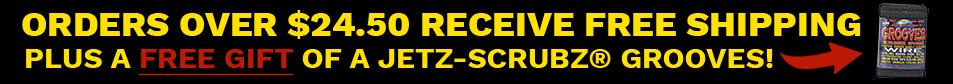 Jetz-Scrubz® Bee Kitchen Scrubber Sponges, Pack of 6 - Jetz-Scrubz®
