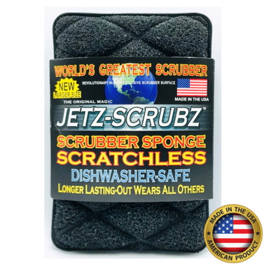 Jetz-Scrubz® Classic Round Kitchen Scrubber Sponge VALUE PACK