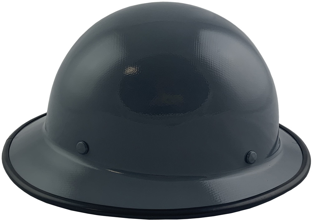 MSA Skullgard Full Brim Hard Hat with FasTrac III Ratchet Liner Gray