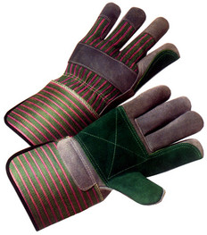 Westchester Double Palm Leather Work Safety Gloves with Gauntlet Cuff ~ General Appearance