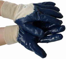 Westchester Nitrile Palm Coated Chemical Safety Gloves with Knit Wrist