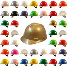 MSA V-Gard Cap Style Hard Hats with Swing Suspensions (Assorted Colors)