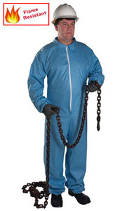 Posiwear FR Flame Resistant Suit with Hood, Boots, & Elastic Wrists (25 per case)