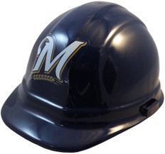 Wincraft MLB Milwaukee Brewers Safety Helmets ~ Oblique View