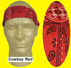 Occunomix #940-CRD Miracool Cooling Bandannas Cowboy Red Color