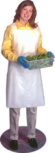 Westchester 1.5 Mil Polyethylene Disposable Aprons, 45"  ~ General Appearance
