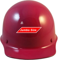 MSA Skullgard (LARGE SHELL) Cap Style Hard Hats with STAZ ON Liner - Raspberry ~ Front View