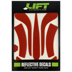 Red Reflective Decal Kit No Flash