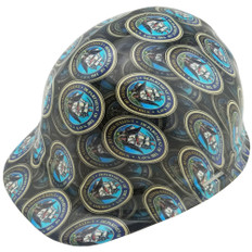 Navy Caps Design Cap Style Hydrographic Hard Hats ~ Front View