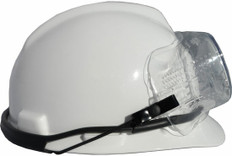 MSA  Safety Helmet Cap Style Goggle Retainers ~ Side View