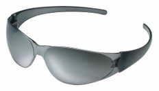 MCR Crews Checkmate Safety Eyewear with Silver Mirror Lens