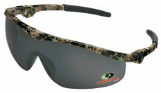 MCR Crews  Mossy Oak Safety Eyewear with Smoke Lens