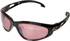 Edge Dakura Safety Eyewear with Rose Mirror Lens ~ Oblique View
